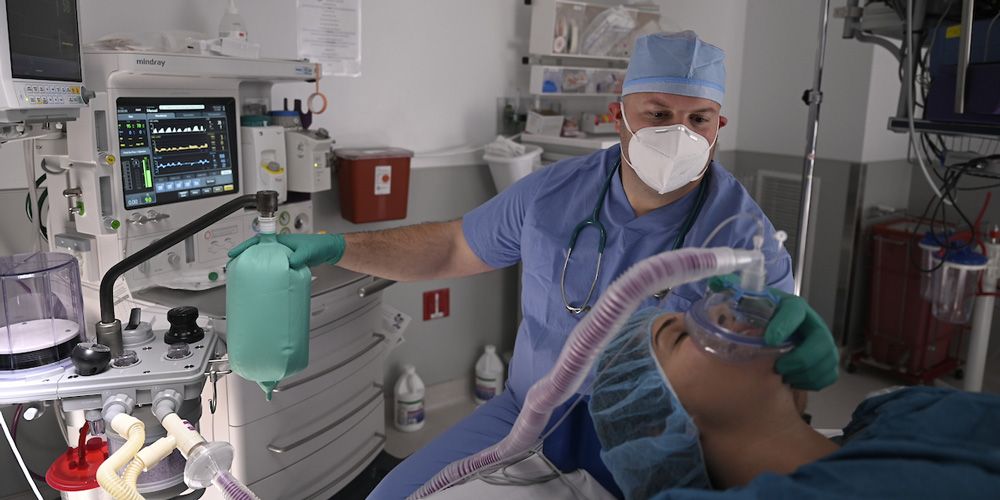 Doctor in operating room