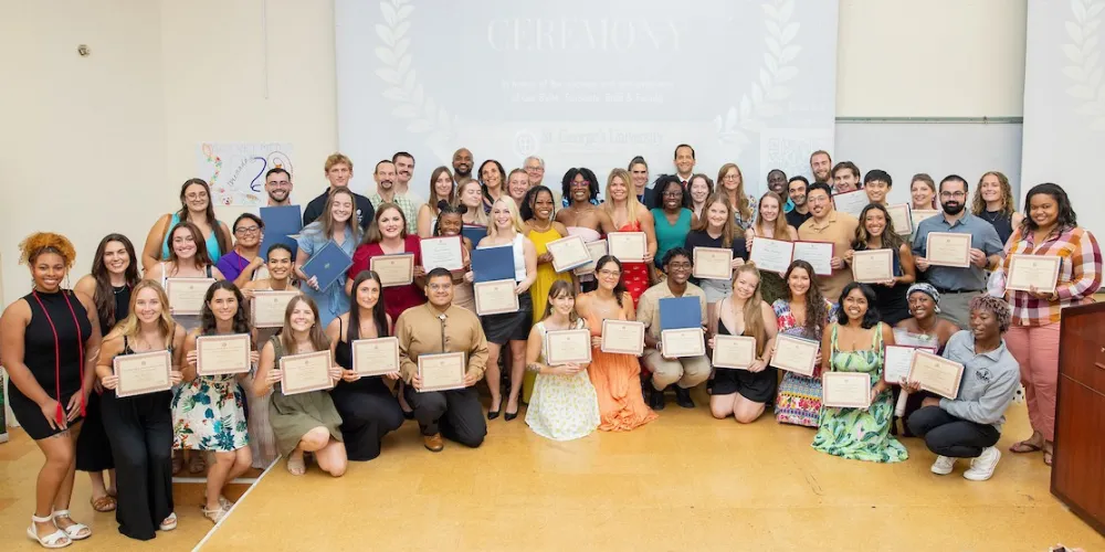 Honorees at the Fall 2025 SVM Term Awards Ceremony News
