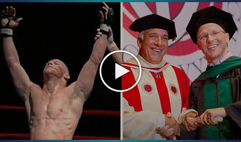 Video thumbnail image for the SGU story "From MMA to MD," featuring alumnus Dr. Anthony McDonald, a former MMA fighter who became a cardiologist News