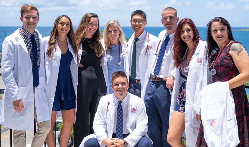 St. George's University School of Veterinary Medicine (SVM) White Coat Ceremony, August 2019 News