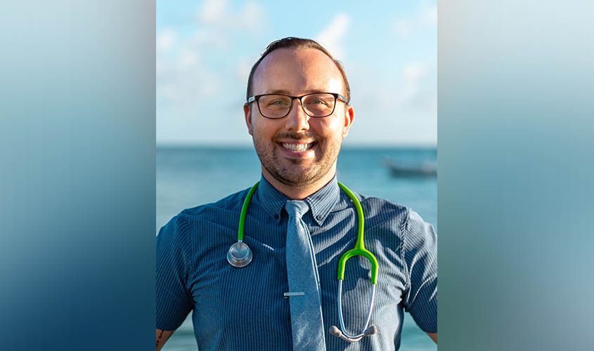 Professional headshot of St. George's University (SGU) medical student and CityDoctors scholarship recipient, Tim Malone.