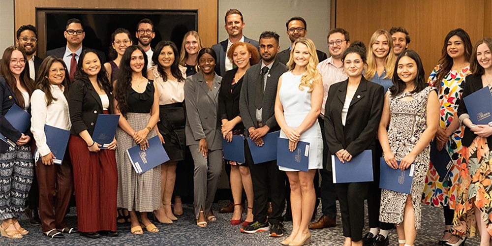 Gold Humanism Honor Society students